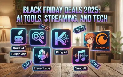 Black Friday Deals 2025: AI Tools, Streaming, and Tech