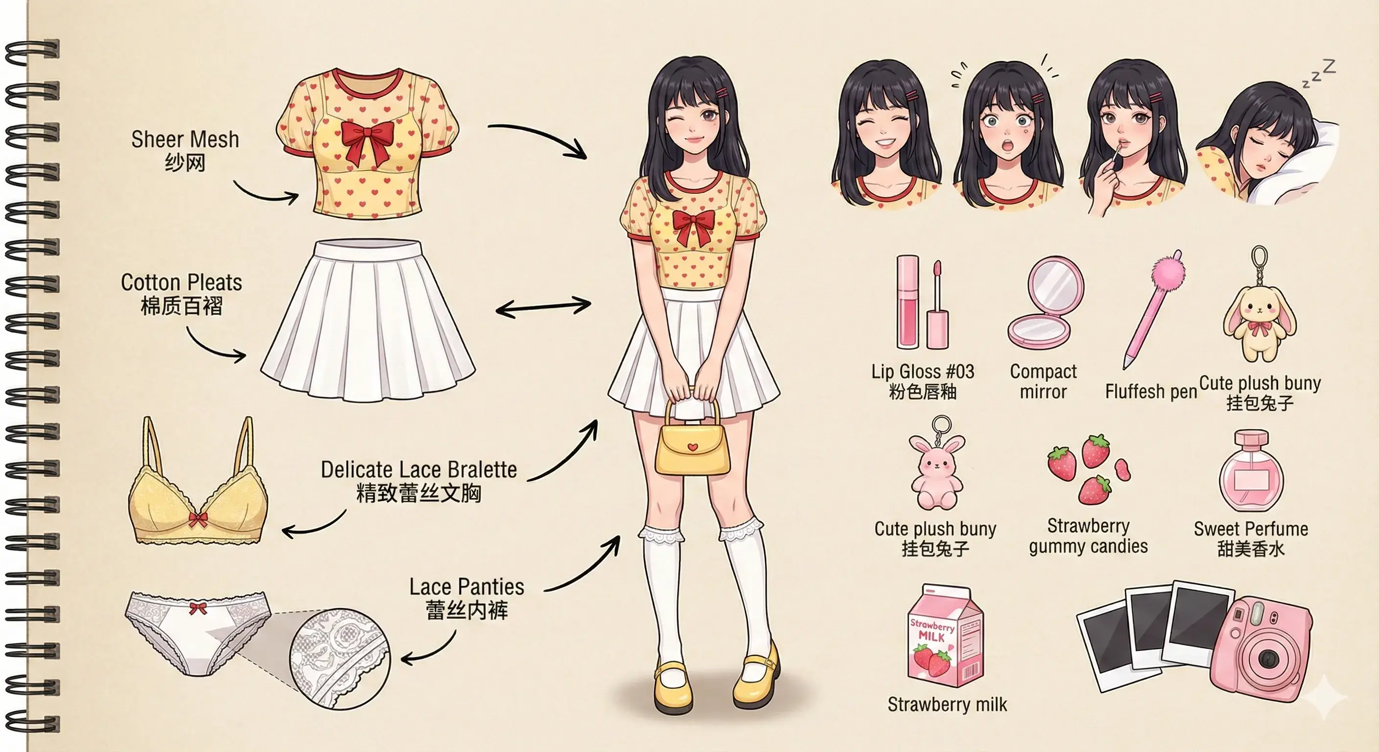 动漫角色概念设计表