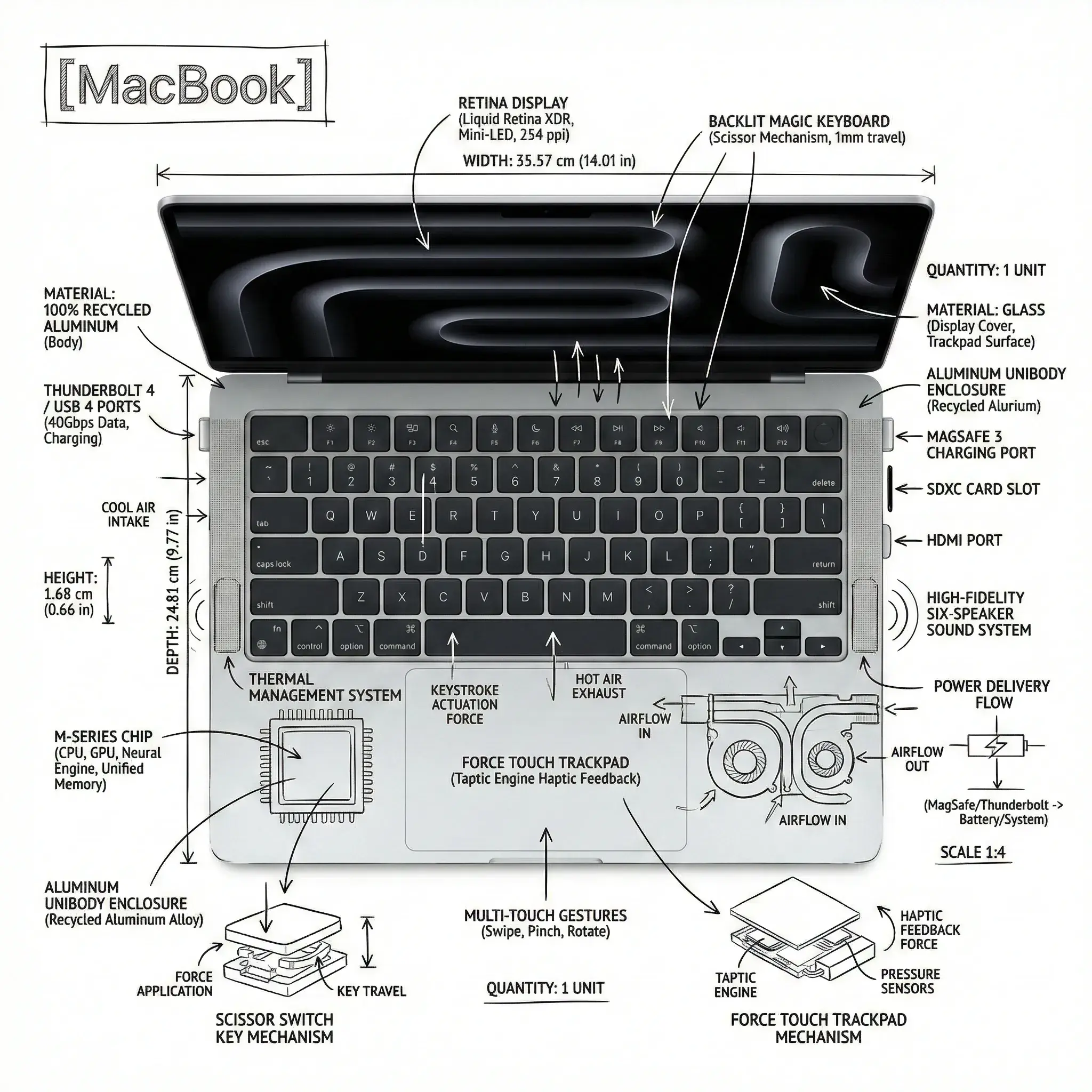 Technical Annotation Infographic for Any Object