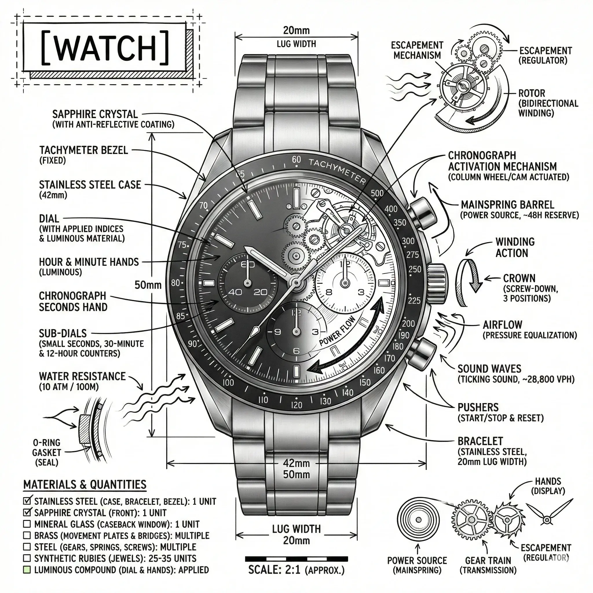 Technical Annotation Infographic