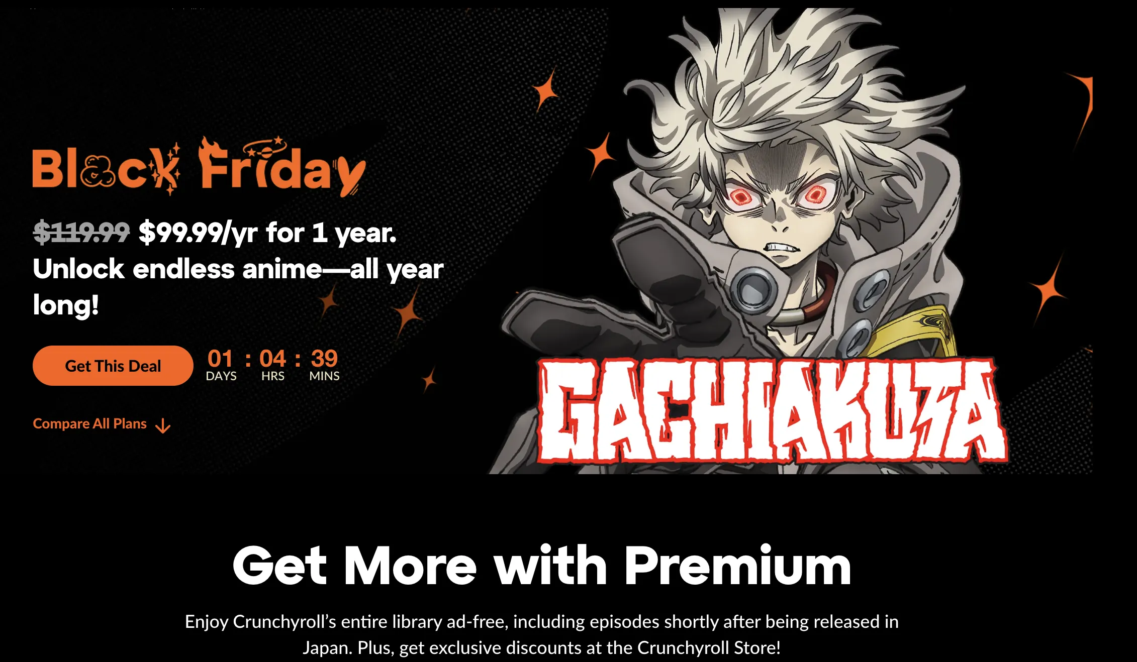 crunchyroll year discount