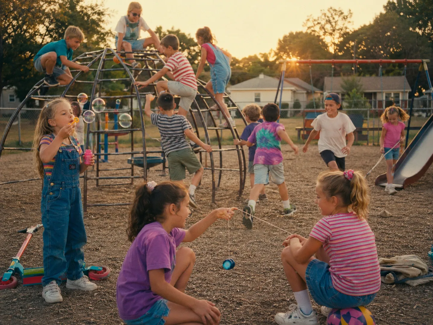 Kids playing together
