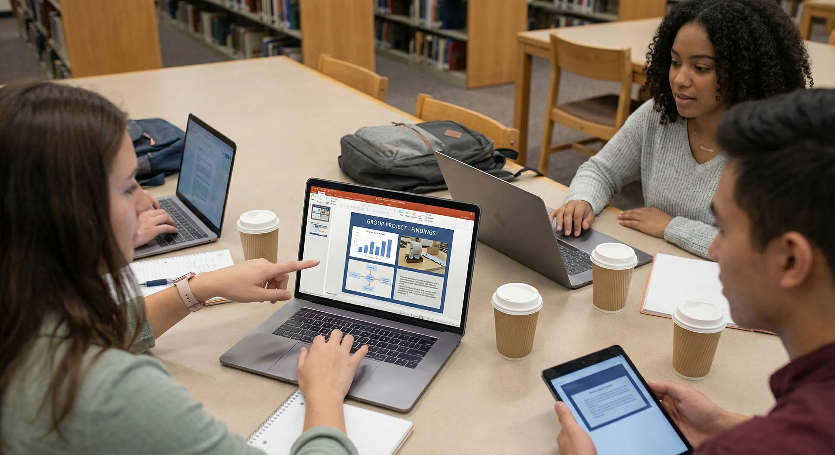 Group project slide building