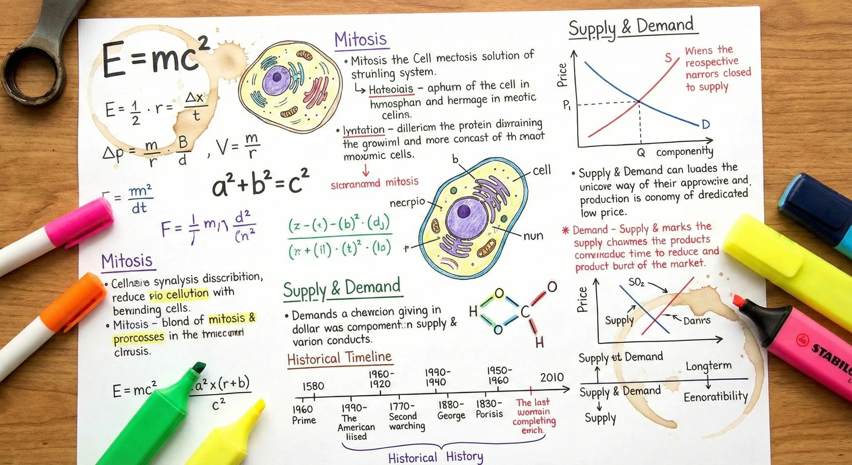 Study summaries and cheat sheets