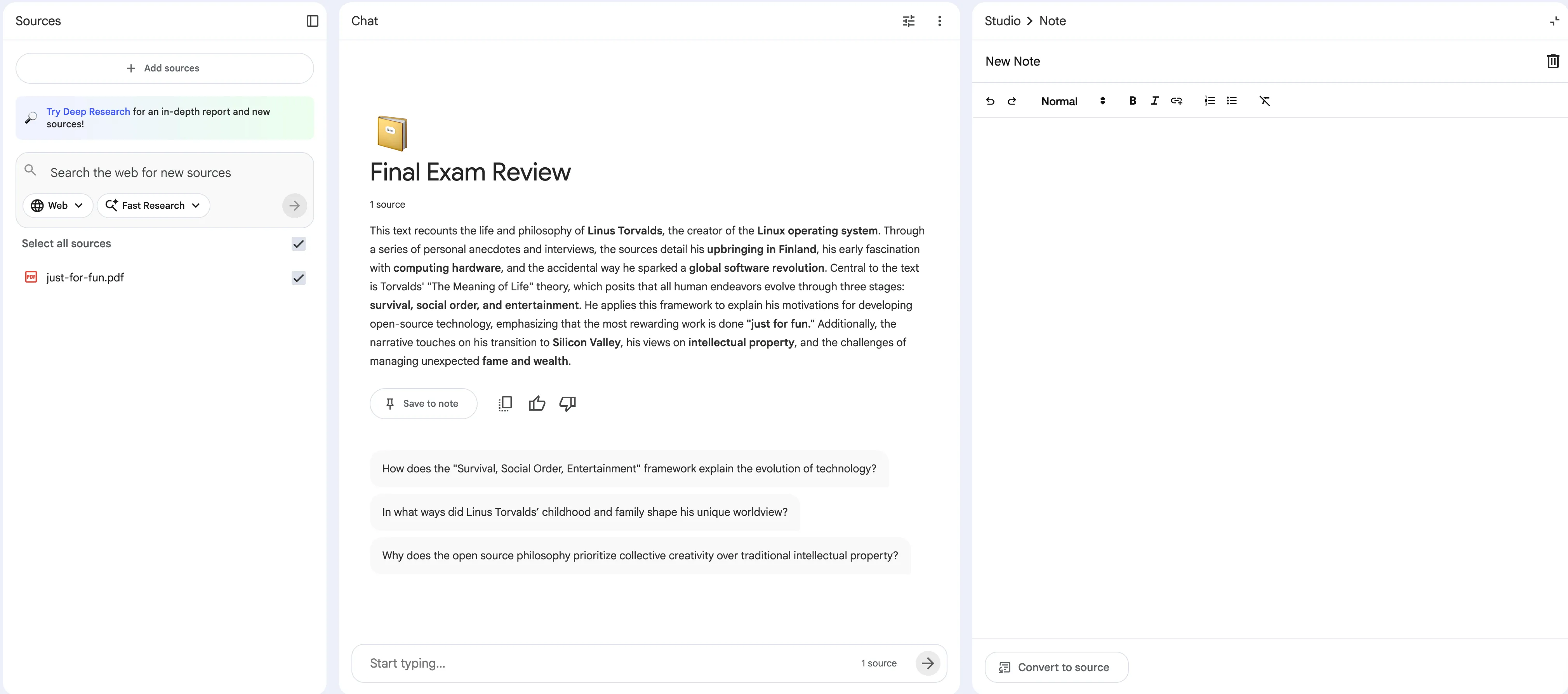 final exam review add notebook